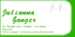 julianna ganger business card